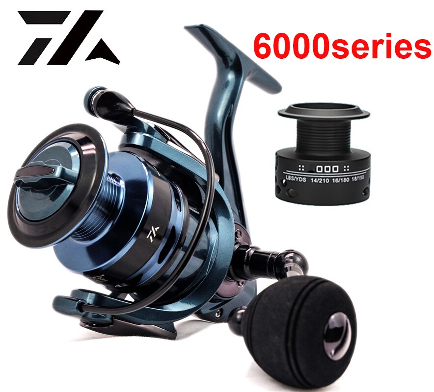 Rod and Reel Set Rod Combo Double Spool Fishing Reel Gear Ratio High Speed Spinning Reel Casting reel Carp For Saltwater: 6000 series