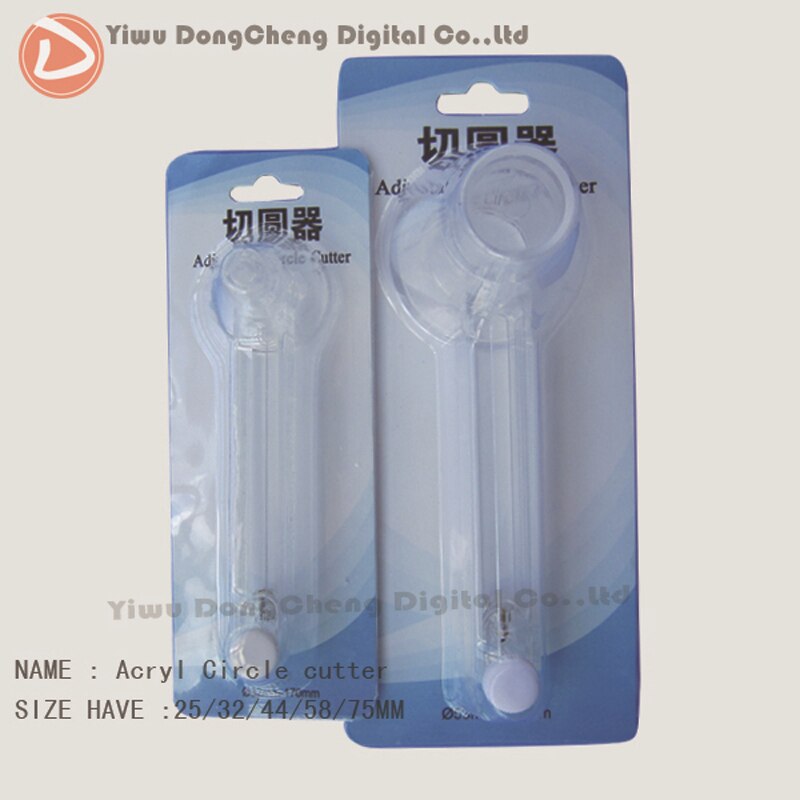 Acrylic paper circle cutter to cut the pictures into round ones special for 32mm button badges
