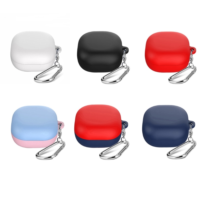 Funda de silicona para Samsung Galaxy Buds, estuche de dos colores para auriculares Bluetooth en vivo, caja de carga, accesorios