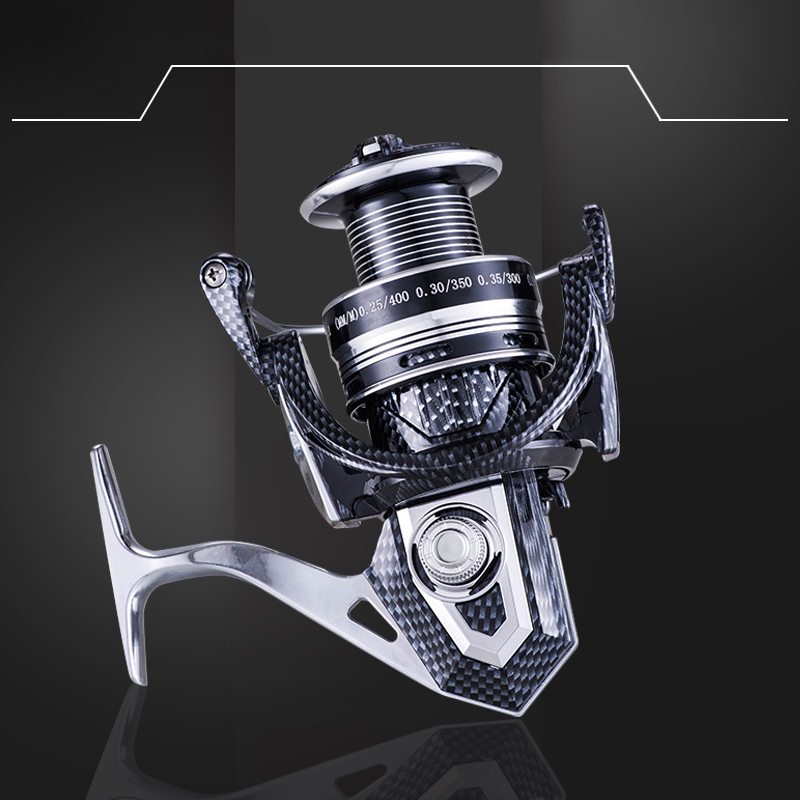 Full metall fiskesnelle spinnende hjul full metall håndtak fotsnelle høyhastighets baitcasting snelle