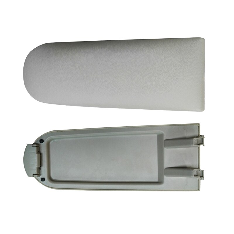 1pc lederen middenconsole armsteun afdekkingen geschikt voor vw passat  b5 golf 4 mk4 jetta bora kever voor volkswagen polo 6r skoda: Grijs