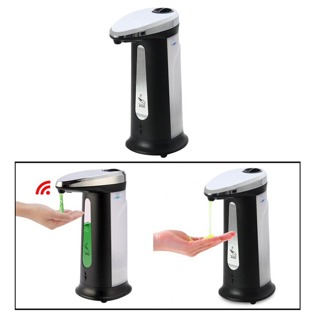 Distributeur automatique de savon électrique sans contact de 400ml, dispositif de distribution de savon à piles, pour salle de bains, maison, hôtel, Restaurant