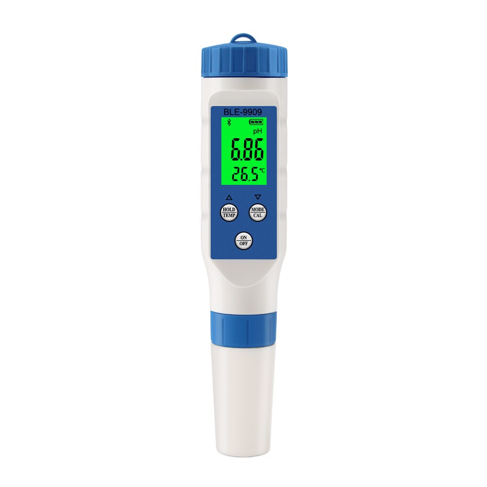 PH EC TDS Salinity TEMP Meter Digital Water Tester Smart Online Blue Tooth Monitor APP Control for Aquariums Hydroponics: PH EC TDS SALT Temp