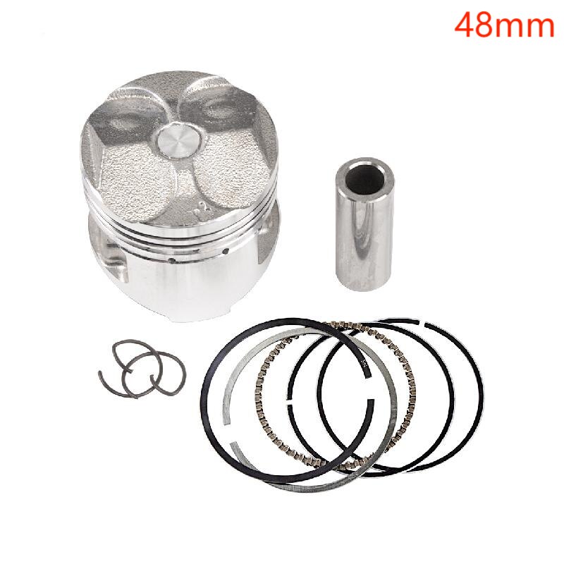 Kit de pistón y anillo de motor para motocicleta Yamaha, Kit de pistón y anillo de 48mm, 48,25mm, 48,5mm, STD + 25 + 50 + 0,25 + 0,5 para Yamaha FZ250 FZR250R FZR250 FZ FZR 250 1HX: 1 Set 48mm
