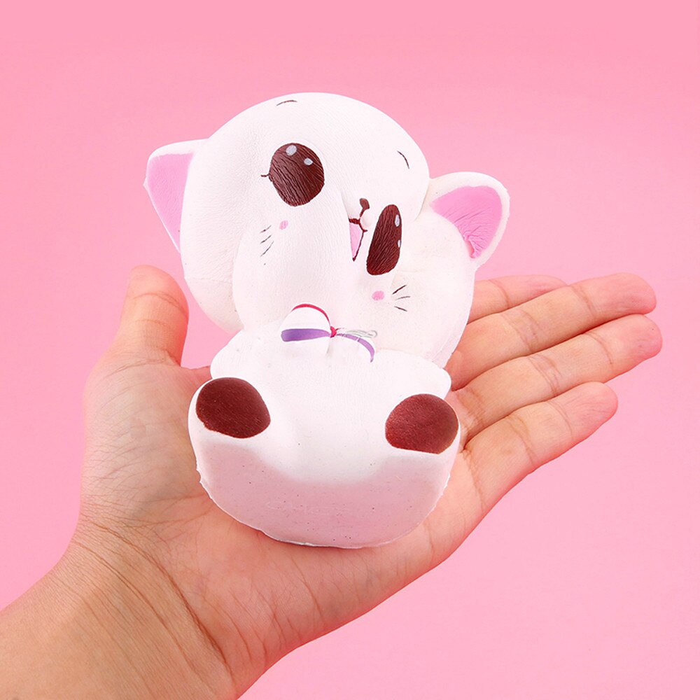 2018 Nuovo kawaii squishies Squishy Kitty Cat Bambola Lento Aumento Morbida Pizzico StressReliever Capretto antistress giocattoli juegos de mesa di goccia