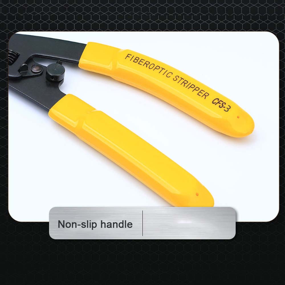 1pc 3 loch-glasfaser-abisolierzange, verbesserte glasfaser-abisolierzange, drahtabisolierzange