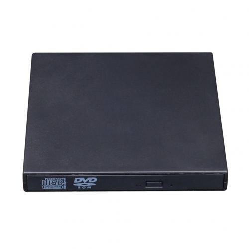 External USB 2.0 High Speed DL DVD RW Burner CD Writer Slim Portable Optical Drive for Laptop PC: Black