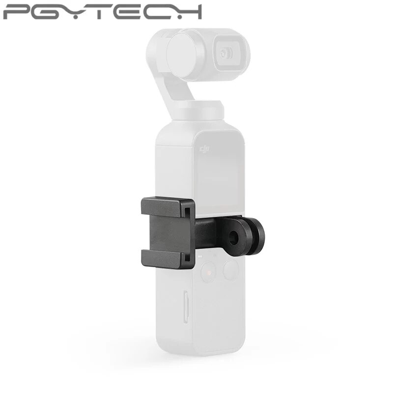 PGYTECH Dji Osmo Pocket Universal Mount Kit Aluminum Camera L Bracket Mount to Data Port to Universal Mount Accessories: Data Port To Mount