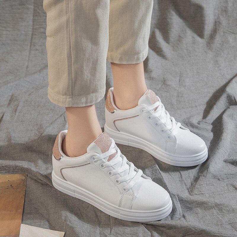 Wintersneakers dames gevulkaniseerde schoenen dames outdoor veterschoenen dikke sneakers dames hardloopschoenen dames