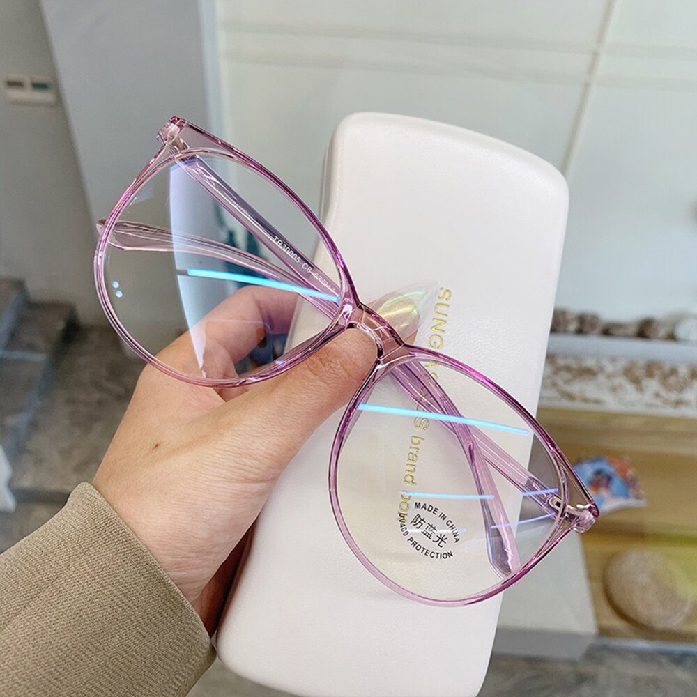 Anti Blue Ray Computer Bril Transparante Oversize Gaming Goggles Brillen Optische Spektakel Brillen Frame Vrouwen &amp; Mannen