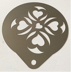 1 Pc Koffie Latte Cappuccino Barista Art Stencils Cake Stofdoek Sjablonen Koffie Gereedschap Accessoires Gusto Nespresso Zavarnik Dolce: E