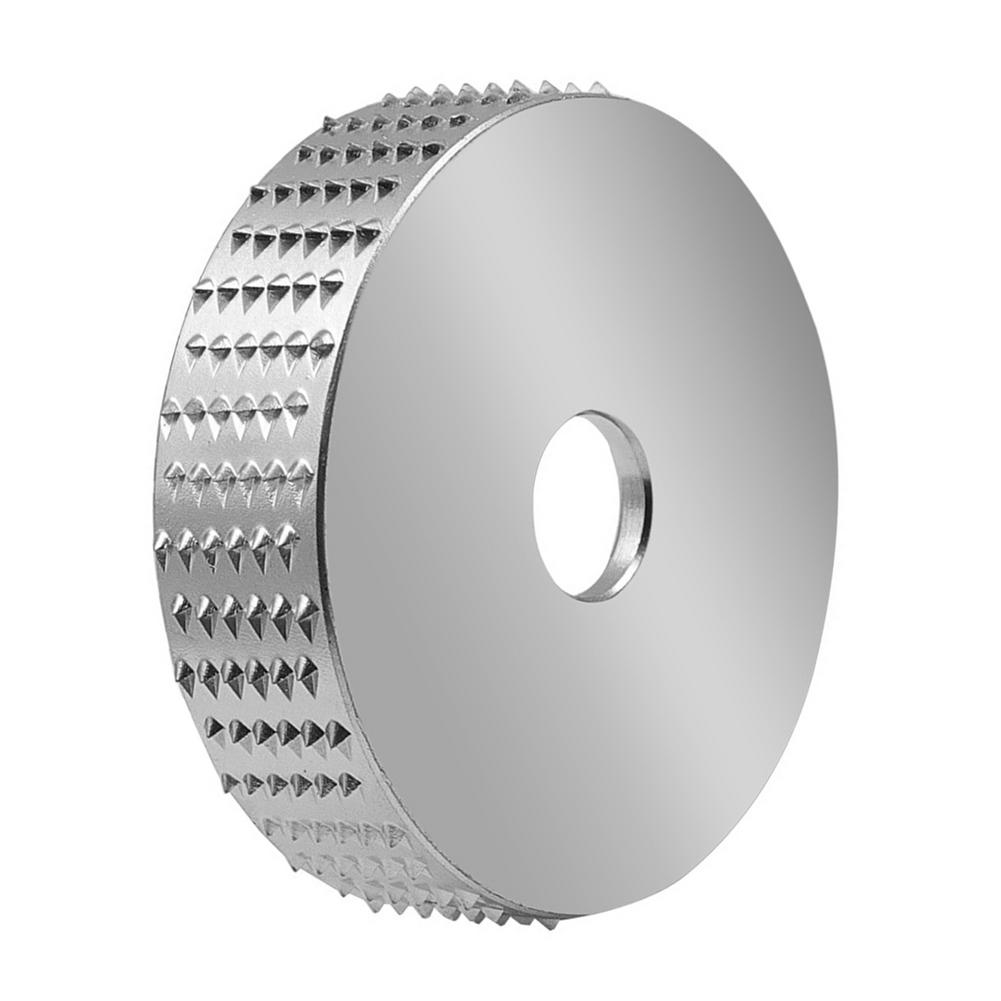 Woodworking Polishing Barbed Disc Flat Disc Plastic Polishing Wheel Angle Grinder Round Grinding Wheel Polishing Disc 75mm: Silver