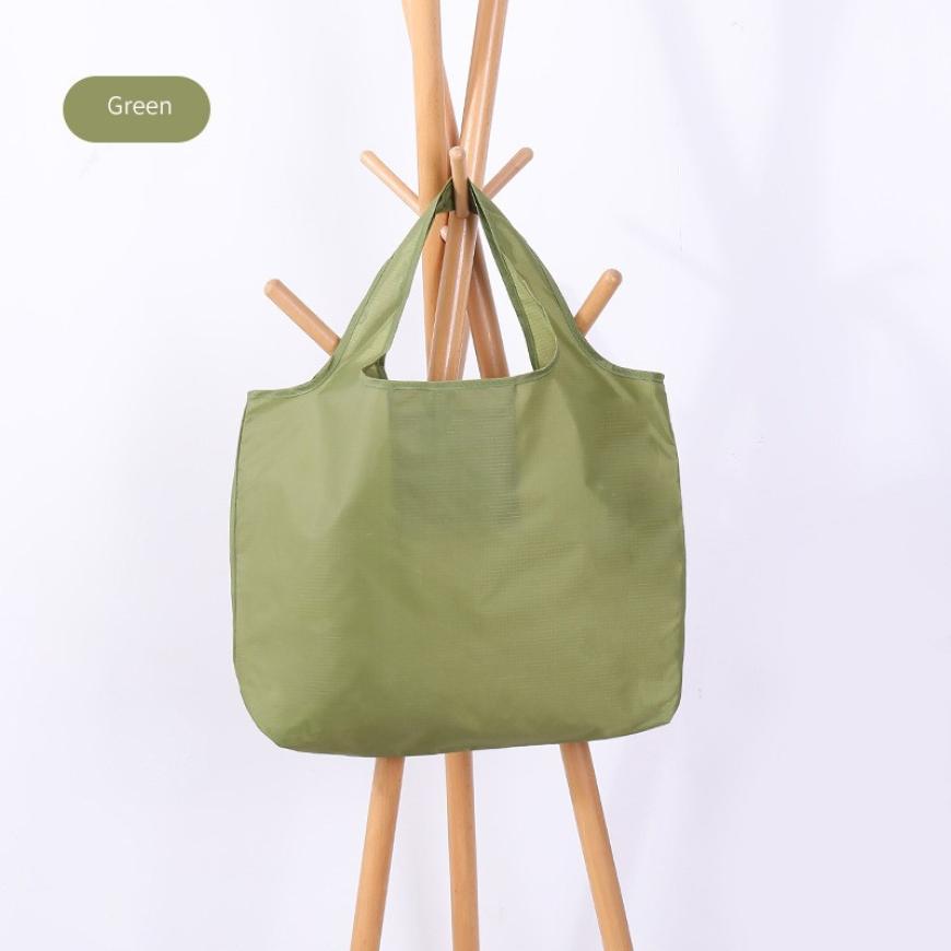 foldable Oxford waterproof cloth bag, supermarket shopping bag, environmental protection carrying bag, folding bag: Green