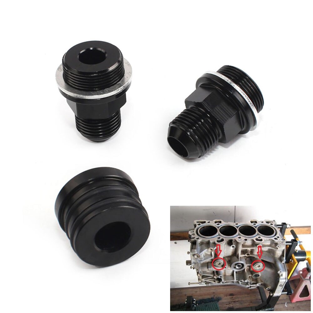 Car Vehicle Aluminium Alloy Parts Replacement Durable Block Fittings Rear Auto Oil Tank Breather Plug Catch Can For B16 B18C