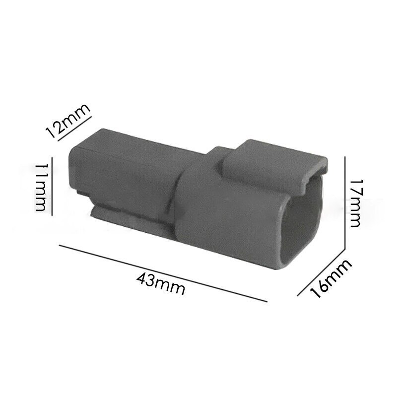 Deutsch – connecteur étanche DT à 2 broches pour voiture et camion, Kit mâle/femelle, 10 pièces