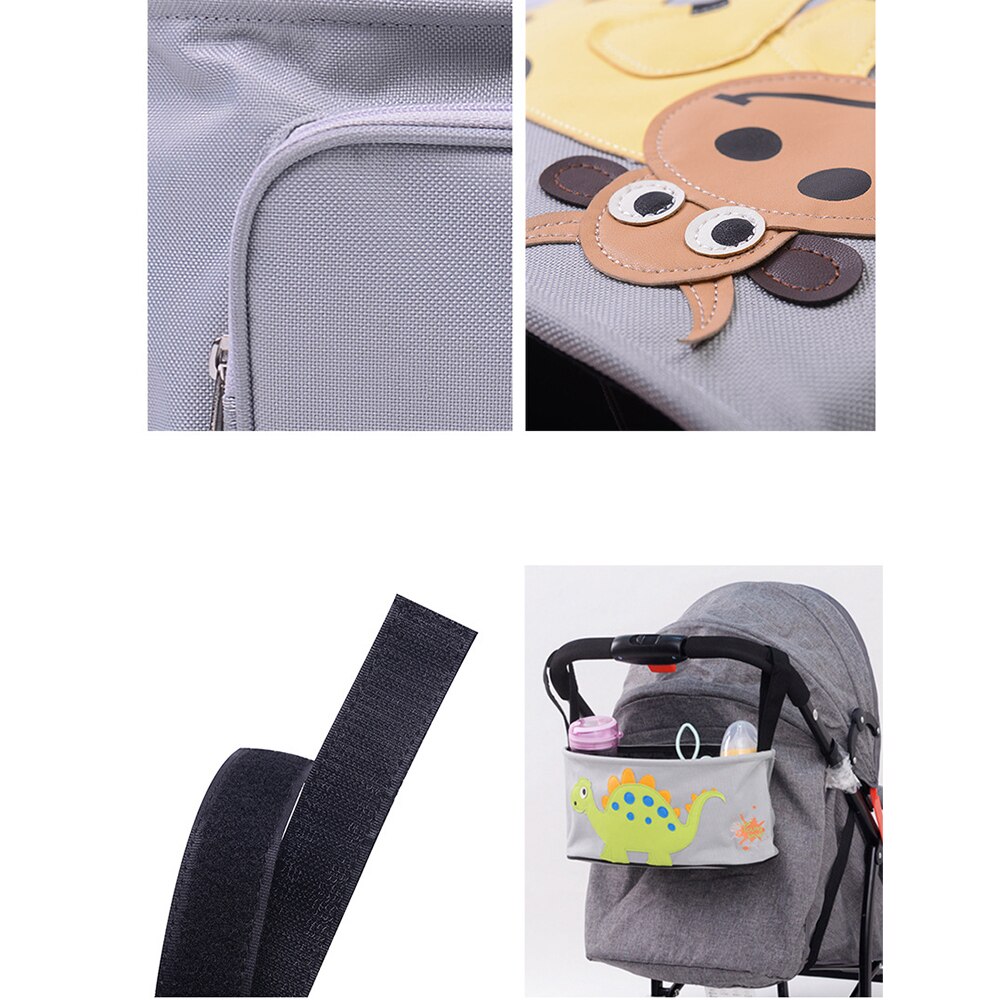 Multi-function diaper bag Cartoon Baby Stroller Bag Organizer Bag Nappy diaper bag Pram Cart Basket Hook Stroller Accessories