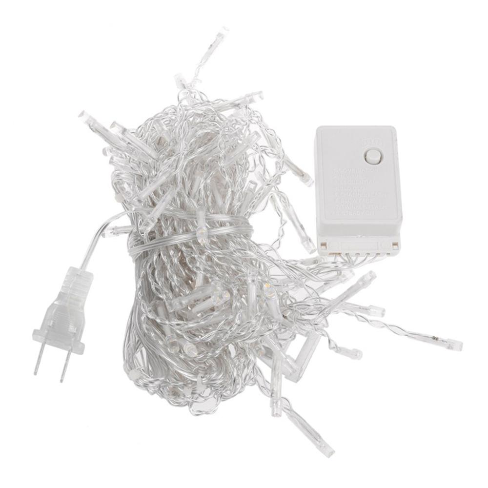 Julelys utendørs dekorasjon led gardin istap lys 5 meter henge 0.4-0.6m års bryllup fest krans lys