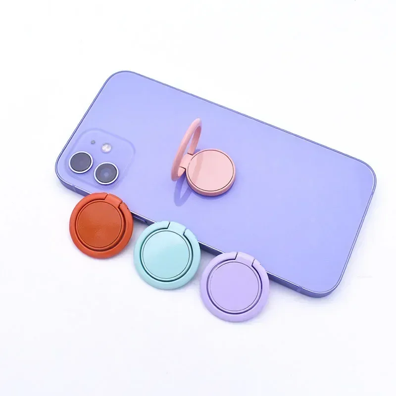 Macaron Effen Kleur Telefoon Ring Gesp Houder Mobiele Telefoon Standhouder Telefoon Grip Mobiele Telefoon Accessoires Telefoon Ring Houder