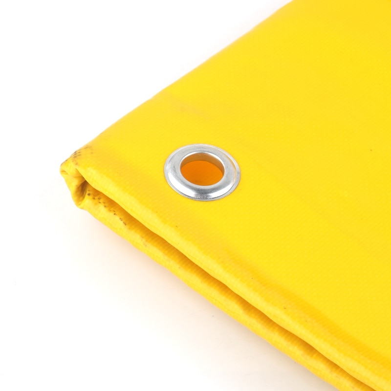 0.5mm Thicken Yellow PVC Tarpaulin Flame Retardant Rainproof Tarp Garden Plant Balcony Cover Anti-flaming Cloth Forest Fireproof