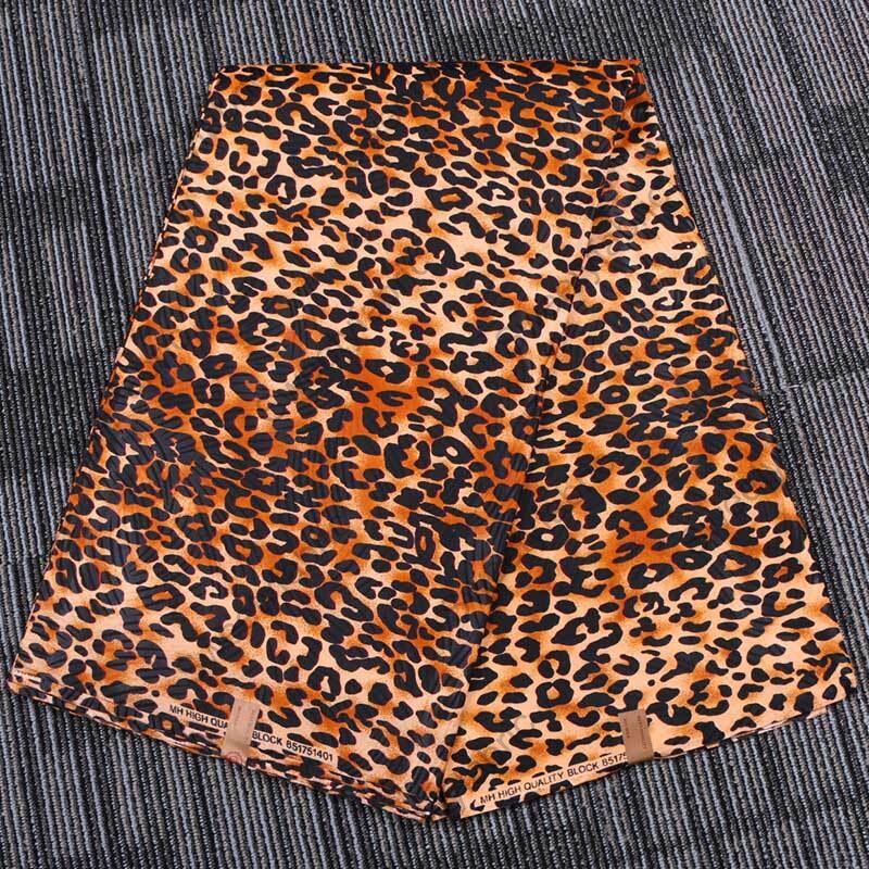 100% Polyester African Fabric Wax Leopard Veritable Printed Nederlands Pagne Holland For DIY Sewing ankara Textile
