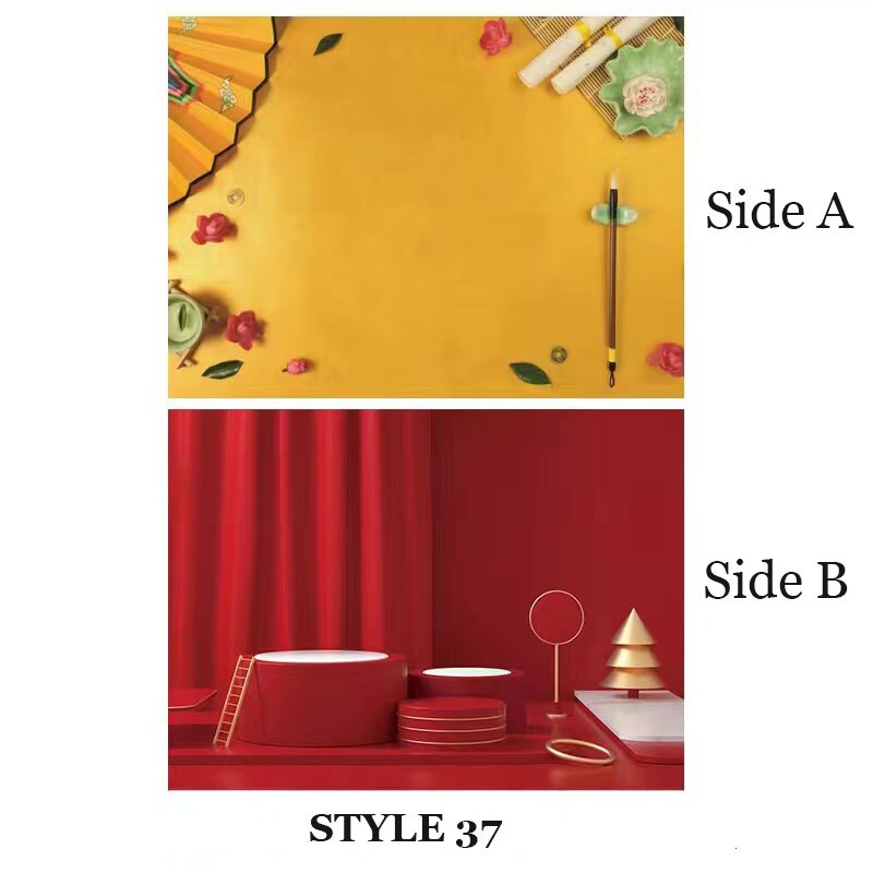 Fondos de fotografía para estudio fotográfico, papel impermeable de 57x42cm, 2 lados, accesorios de utilería para sesión fotográfica: Verde claro