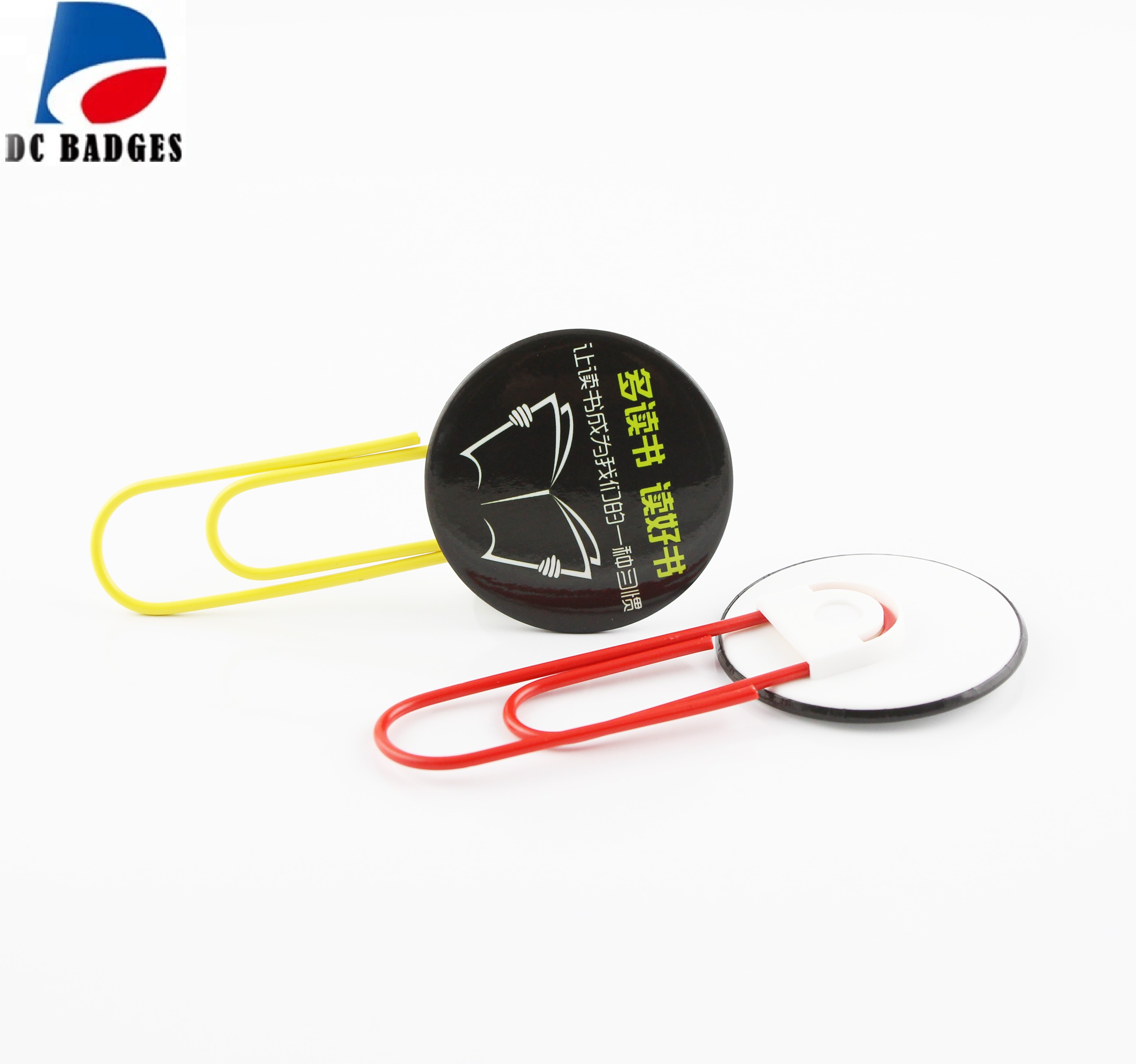 500 sets of 25mm Bookmark Button Badge Paper clip Machine Making Material