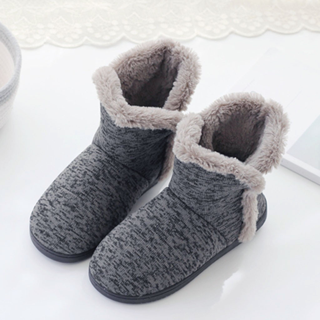 Winter warm Models Home slipper men shoes Soft Warm Winter Home Boots Thick Cotton Shoes Large Size Non-Slip slipper