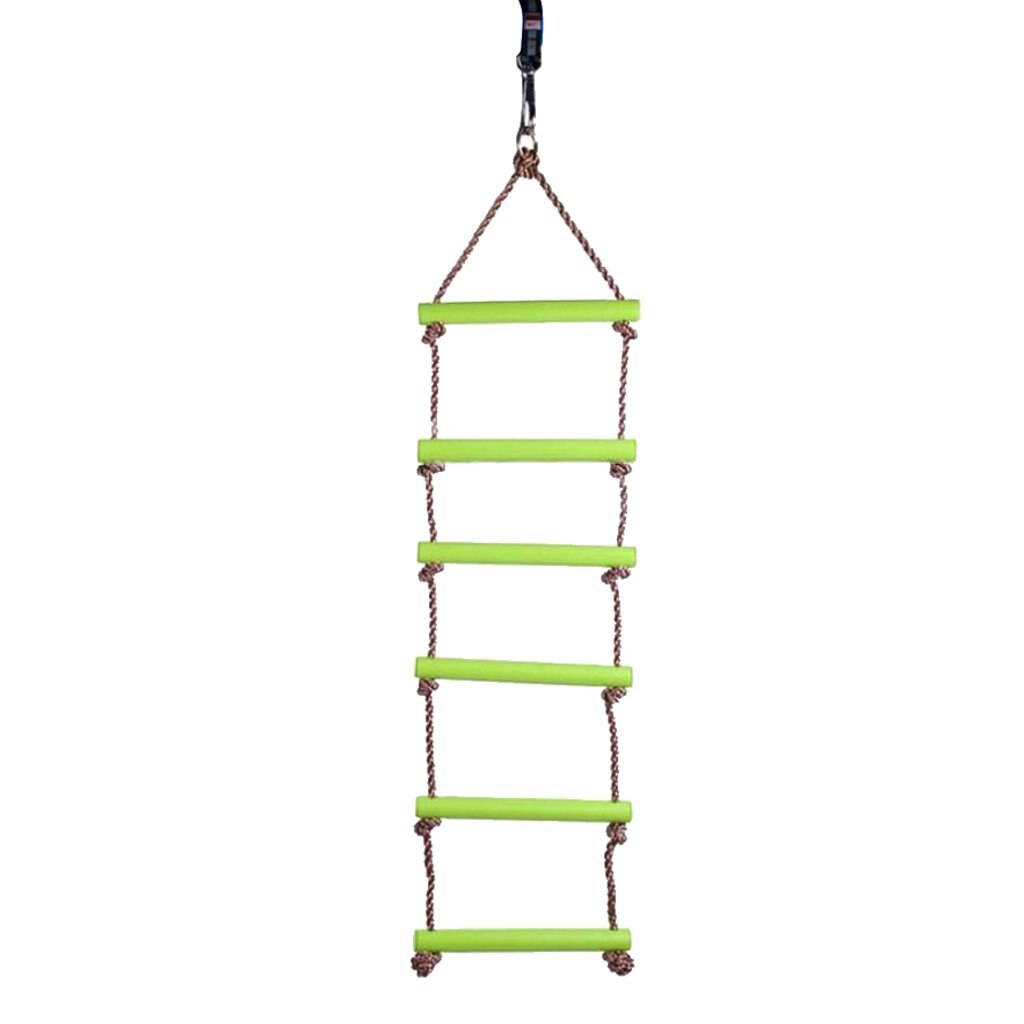 6 Steps Climbing Ladder Swing Games Playhouse Outdoor Playground Activity Game for Kids Child