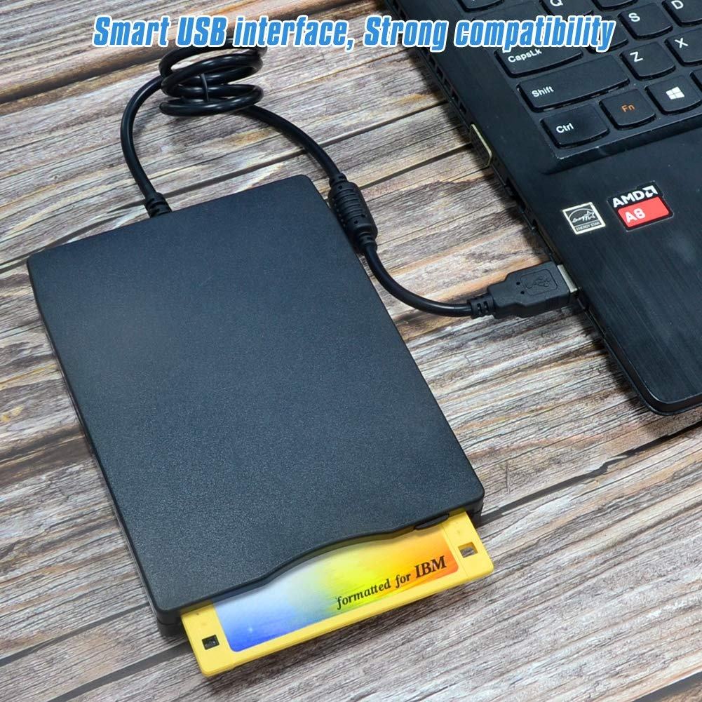 Unidade de leitor de disquete USB 3.5 externo portátil 1.44 MB FDD Diskette Drive para Windows 7 8 2000 XP Vista PC Laptop Desktop