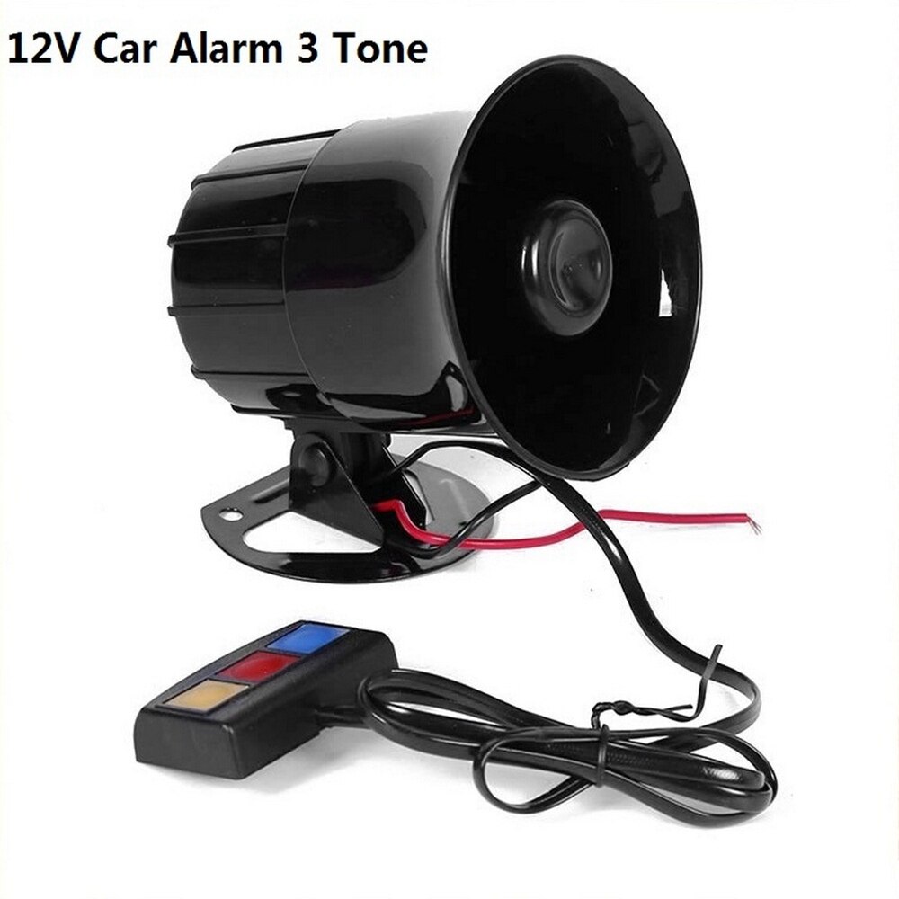 110db 12V Car Horn 3 Tone Loud Horn Speaker Motorcycle Super Loud Megaphone