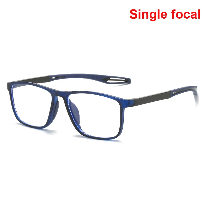 Lunettes de lecture multifocales progressives pour femmes et hommes, monture TR90, Anti-lumière bleue, sport, bifocales, presbytie, avec dioptrie: Vert émeraude / +300