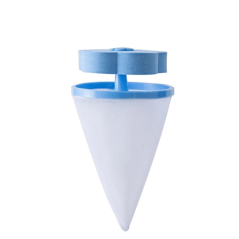 Plum Blossom Washing Machine Filter Remove Dirty Hair Mesh Yarn Laundry Reusable Ball Pet Fur Lint Hair Catcher Clothe Cleaning: WHITE