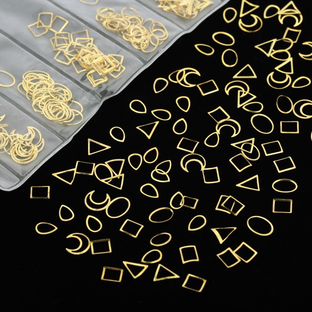 Nail Art biżuteria metalowa wypełnienie żywica epoksydowa tworzenie form epoksydowych wypełnienie dla DIY biżuteria etui na telefon Patch ozdoba do paznokci: type 4