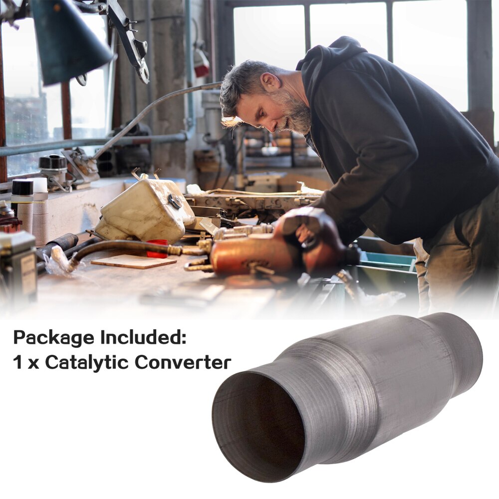 Catalytic Converter Exhaust System High Flow Performances T409 Stainless Steel 3 Inch Universal Car Engine Accessories