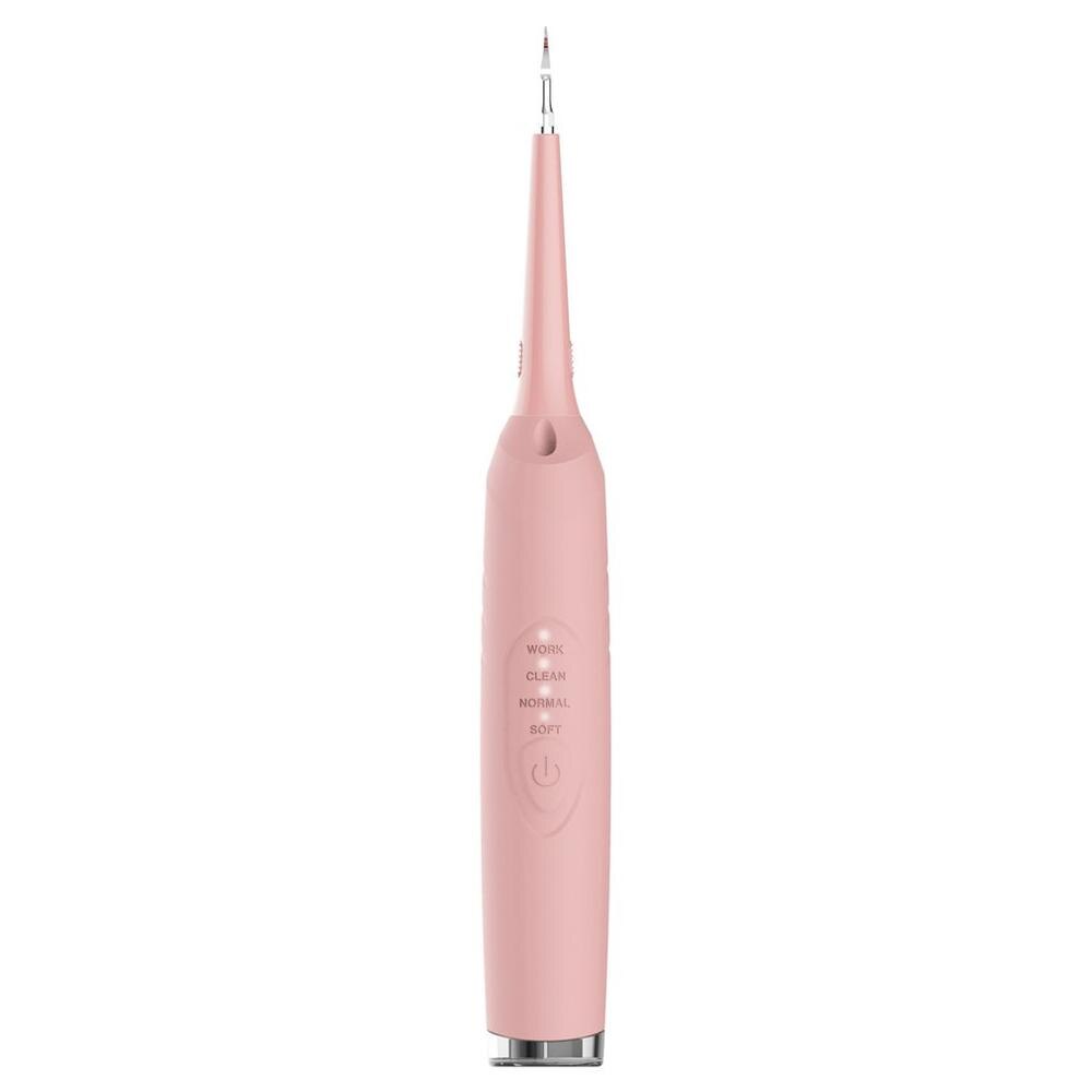 YJK031 Electric Ultrasonic Tooth Cleaner Household Calculus Remover Tartar Dirt Removal Artifact: pink