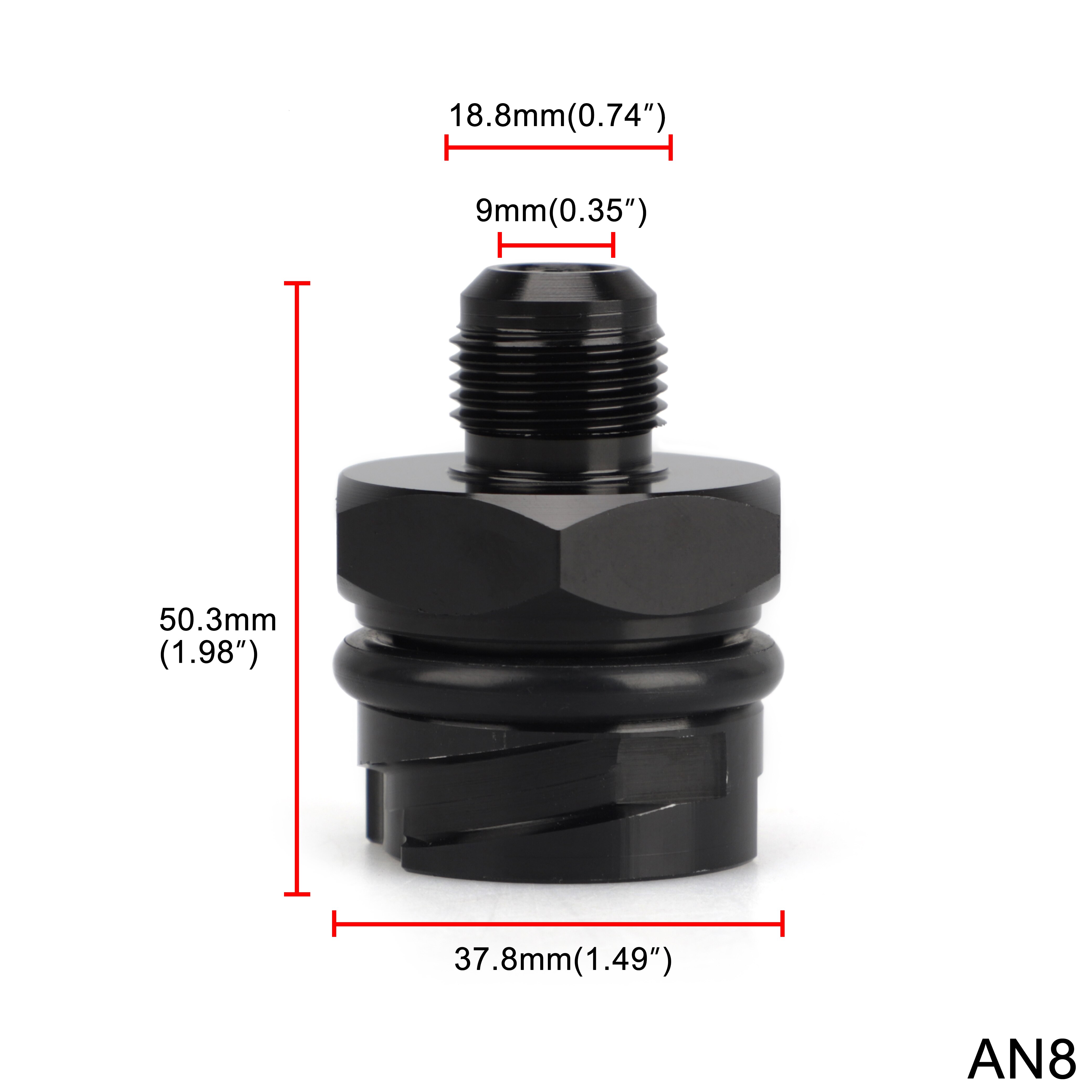 Voor LEXUS LSX LS1/LS6/LS2/LS3/LS7 Billet Aluminium Zwart Kleppendeksel Olie Cap w /-10 EEN/8 EEN/6 AN Fitting Breather