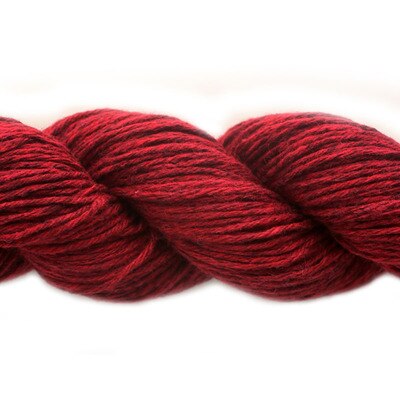 50g écheveaux de fil de yak tibétain en soie doux à tricoter à la main, crochet, pulls, châles et vêtements diy cathay 4: 06 rouge foncé