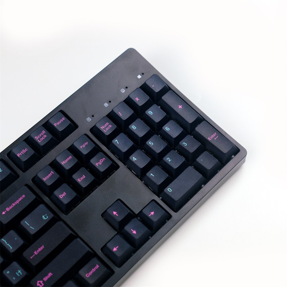 GMK 126 Keys Mechanical Keyboard Keycap Profile Dark Succubus Keycaps Japanese DYE-Sub PBT 1.75U 2U Shift For Gaming Keyboard