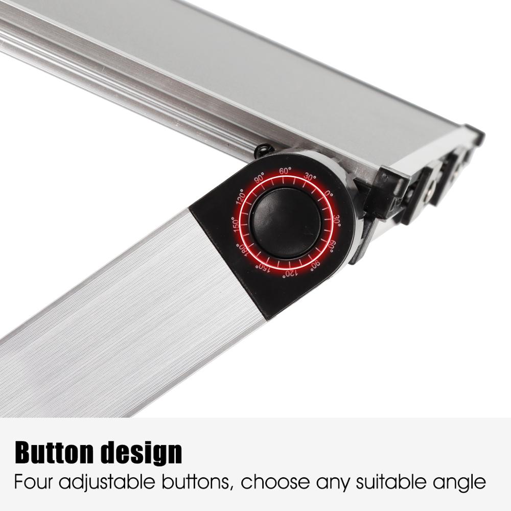 Adjustable Ergonomic Laptop Stand Laptop Desk for Bed Living Room Book Stand-360 Degree Adjustable Computer Table