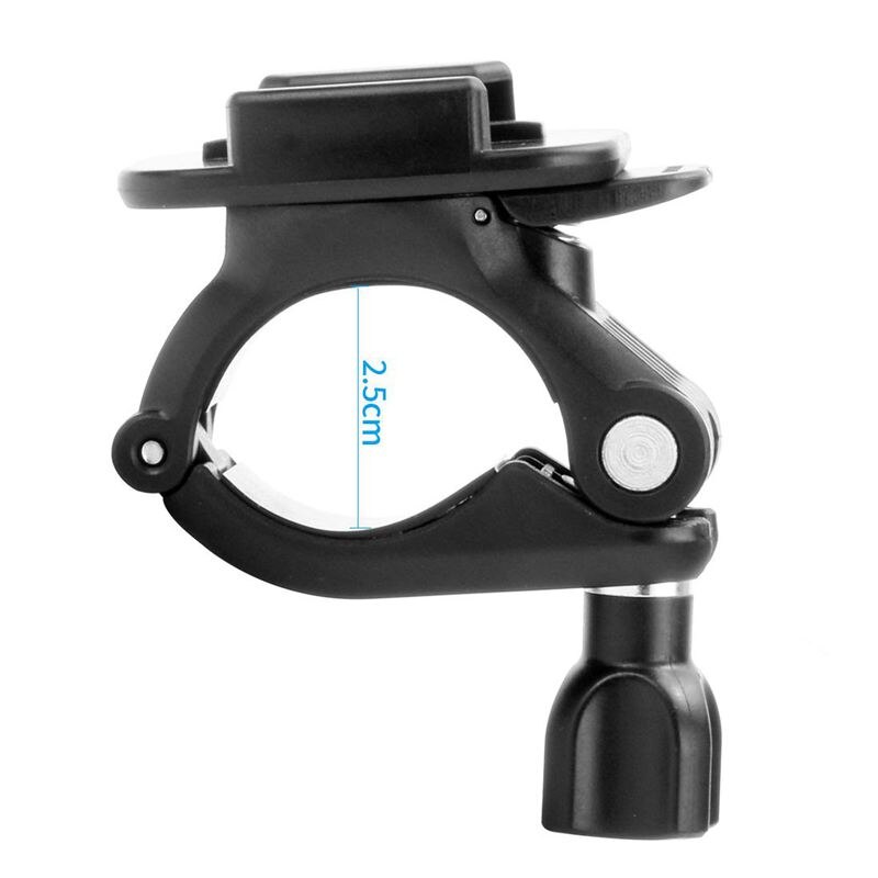 Bicycle Bike Motorcycle Handlebar Handle Bar Mount Bracket Adapter 360 Degree Rotating 25-30Mm Diameter For GOPRO Hero 6 5 4 4+