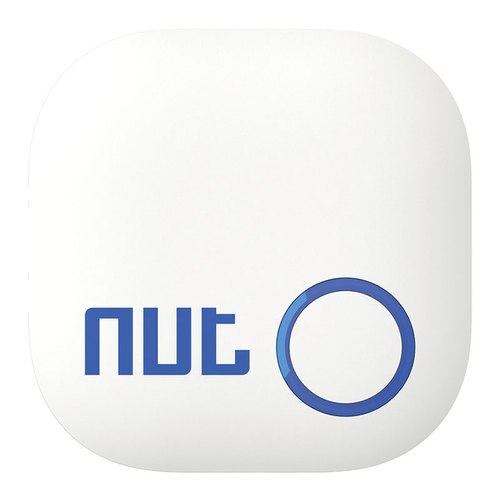 Bluetooth anti-tab enhed to-vejs påmindelse smart find nøgle tegnebog mobiltelefon anti-tab knap nøgle finderkeys finder tracker: Hvid marmor