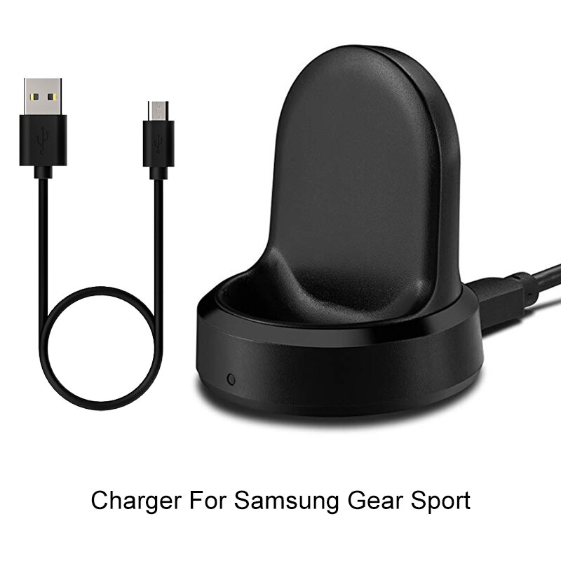 Sikai Draadloze Snelle Oplader Voor Samsung Gear S3 Frontier S2 Sport Charging Dock Voor Samsung Galaxy Horloge 46Mm Actieve charge Dock: For Gear Sport