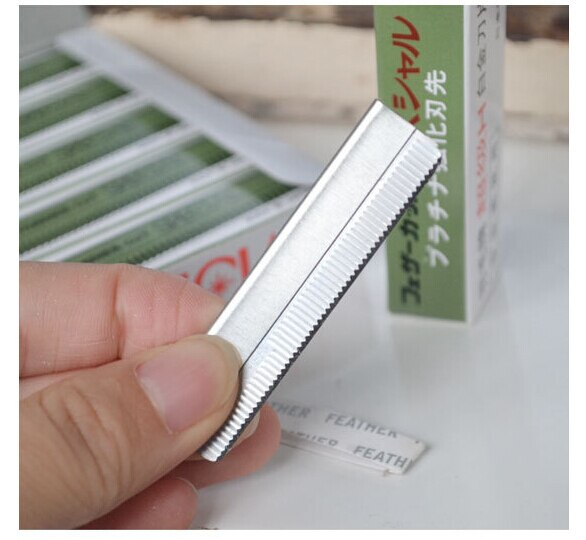 10Pcs Stainless Steel Eyebrow Trimmer Razor Blade Women, Eye Brow Hair Remover Makeup Tool Eyebrow Replacement Razor Blade