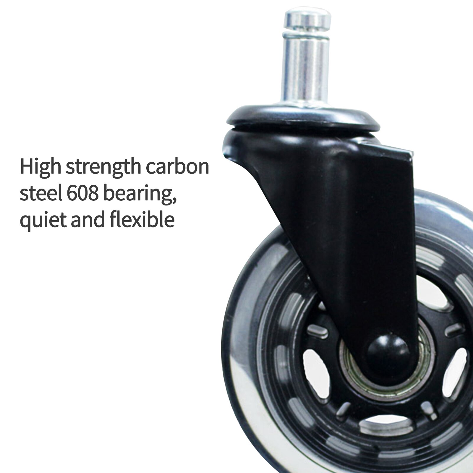 1PCS Universal Mute Caster Wheel Replacement Office Chair Swivel Rollers 360 Degree Wheels Furniture Hardware