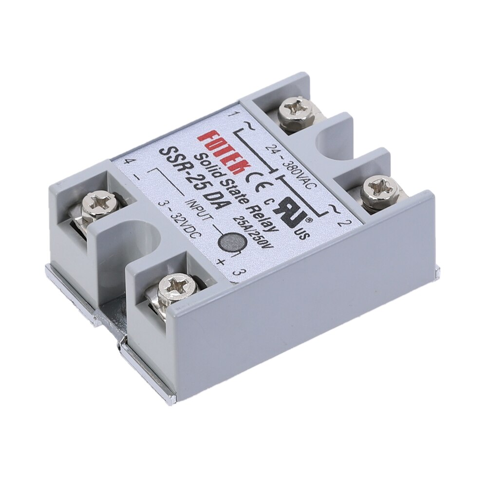 Solid State Relais SSR-25DA 25A Eigenlijk 3-32V Dc Naar 24-380V Ac Ssr 25DA Relais solid State Resistance Regulator