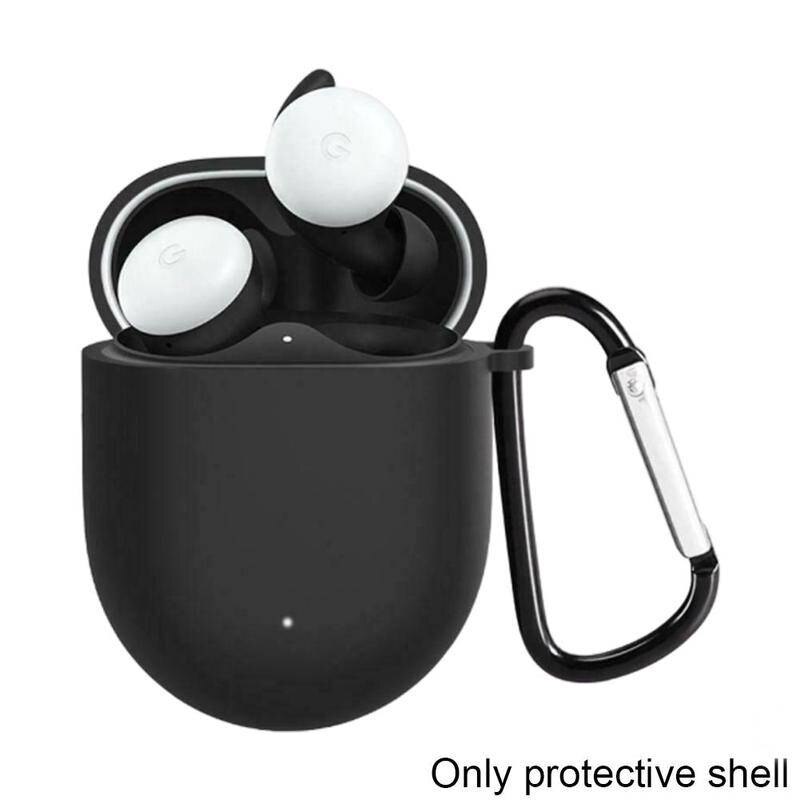 For Google pixel buds 2 soft Silicone Anti-scratch Protective Case for Google Earphone Charging Box Case: 1