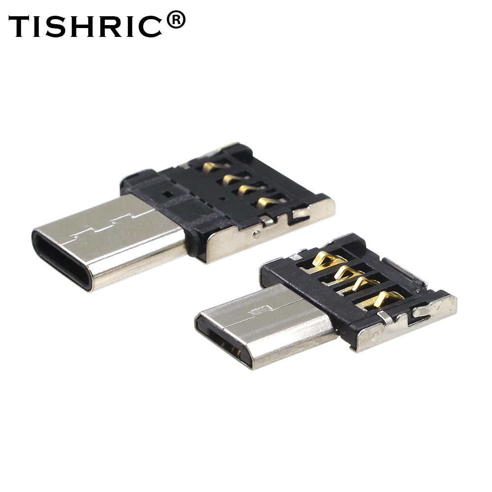 TISHRIC OTG Type c USB-C Micro USB naar USB Adapter Type-c Datakabel Converter Voor Xiaomi Huawei Samsung muis usb Flash Drive