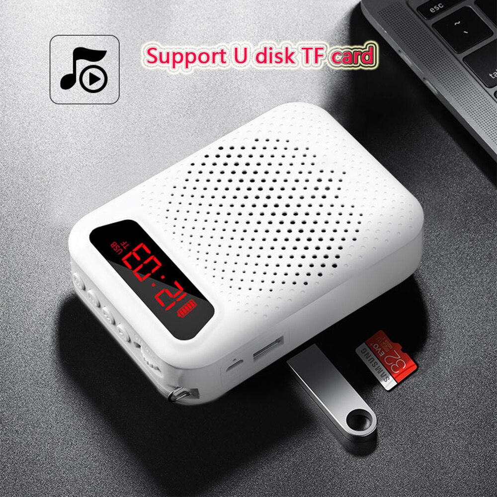 Teaching Bluetooth Card Speaker Amplifier Stall Night Market Bazaar Wireless Headset Teacher Amplifier Singing Opera Machine