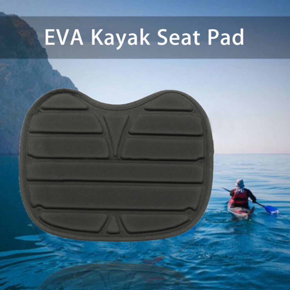 Seat Kajak Zitkussen Voor Kajaks Vissersboot Zwart 36X31Cm Comfortabele