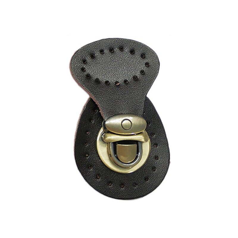 Fermeture de serrure de sac en cuir fait à la main, fermeture à bouton magnétique, boucles à pression pour bricolage sac à main bandoulière, fermoir de remplacement: 06